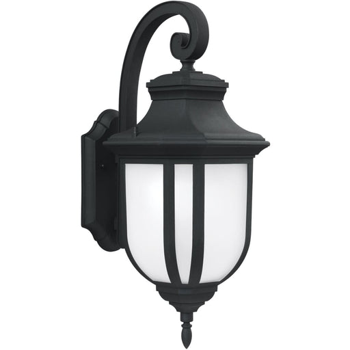 Childress Black LED Outdoor Wall Lantern - Outdoor Wall Sconce