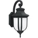 Childress Black LED Outdoor Wall Lantern - Outdoor Wall Sconce