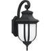 Childress Black Outdoor Wall Lantern - Outdoor Wall Sconce
