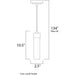 Cilandro LED Satin Nickel LED Mini Pendant - Mini-Pendants