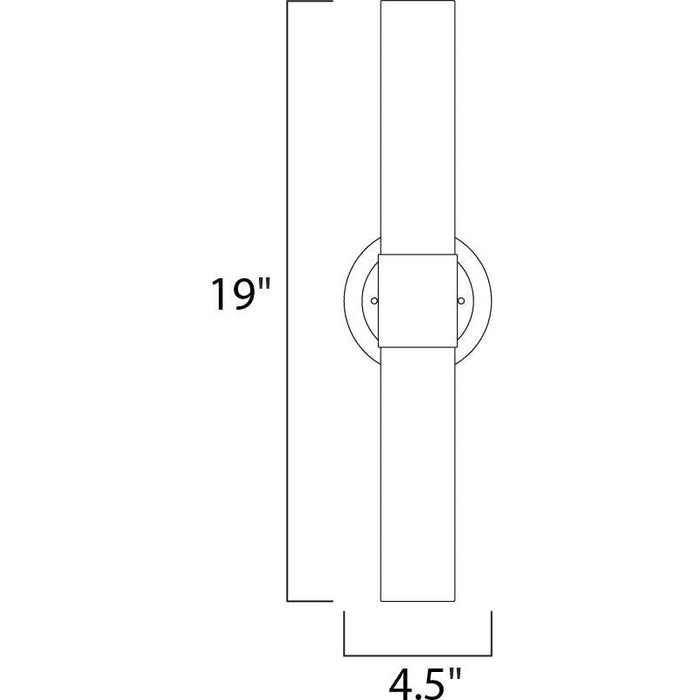 Cilandro LED Satin Nickel LED Wall Sconce - Wall Sconce