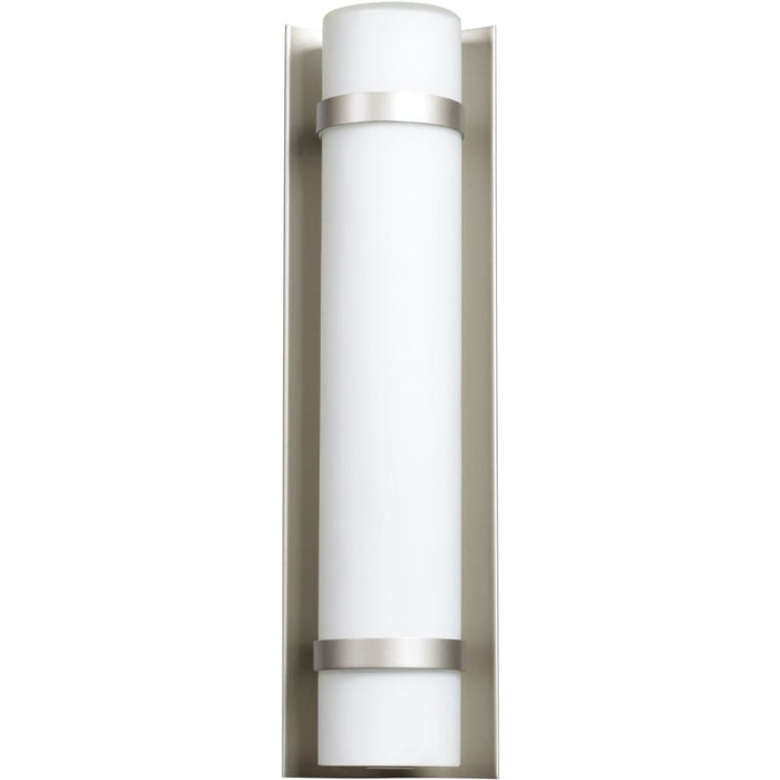 Cilindro Brushed Steel LED Outdoor Wall Sconce - Outdoor Wall Sconce