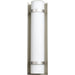 Cilindro Brushed Steel LED Outdoor Wall Sconce - Outdoor Wall Sconce