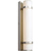 Cilindro Brushed Steel LED Outdoor Wall Sconce - Outdoor Wall Sconce