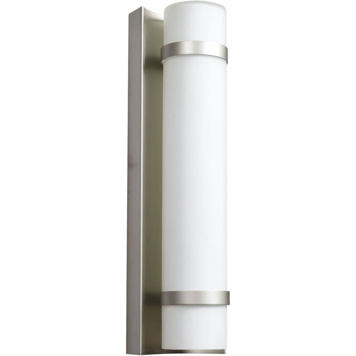 Cilindro Brushed Steel LED Outdoor Wall Sconce - Outdoor Wall Sconce