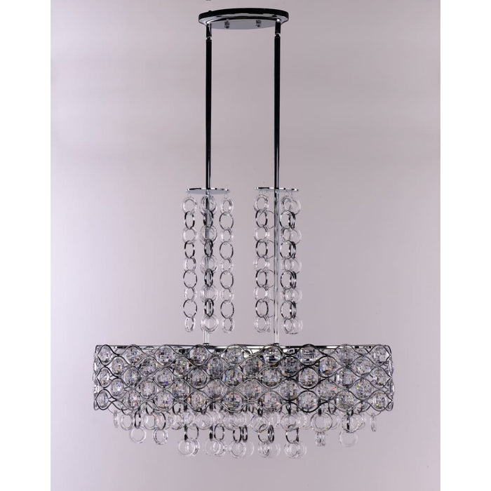 Cirque Polished Chrome Linear Pendant - Pendants