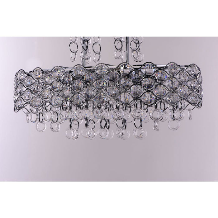 Cirque Polished Chrome Linear Pendant - Pendants