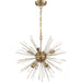 Cirrus Vintage Brass Chandelier - Chandeliers