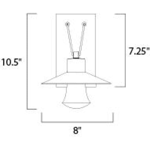 Civic Architectural Bronze LED Outdoor Wall Mount - Outdoor Wall Mount