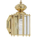 Classico Polished Brass Outdoor Wall Lantern - Outdoor Wall Sconce
