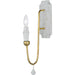 Claymore Claystone / Gold Leaf Chandelier - Chandeliers