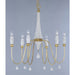 Claymore Claystone / Gold Leaf Chandelier - Chandeliers