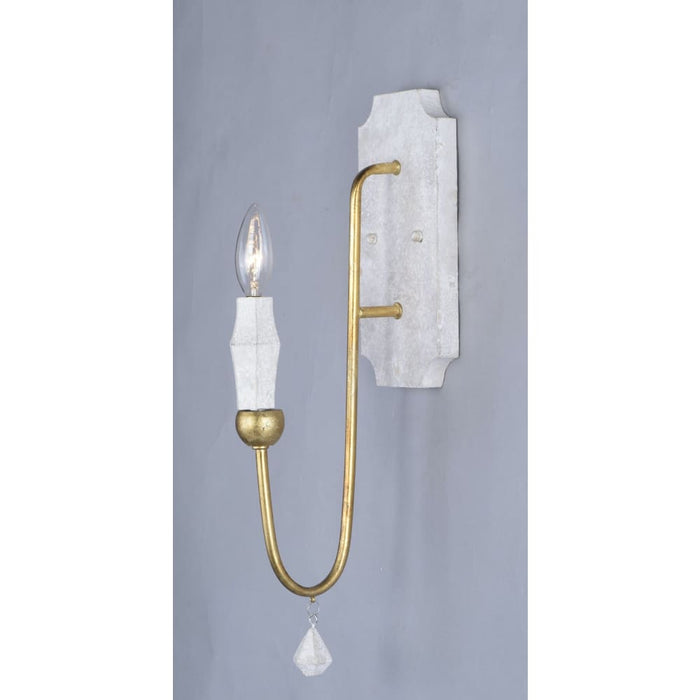 Claymore Claystone / Gold Leaf Chandelier - Chandeliers