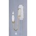 Claymore Claystone / Gold Leaf Chandelier - Chandeliers