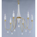 Claymore Claystone / Gold Leaf Chandelier - Chandeliers