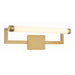 Clinton Vibrant Gold LED Vanity Light Crystorama CLT-7201-VG