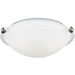Clip Brushed Nickel Flush Mount - Flushmounts