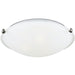 Clip Brushed Nickel Flush Mount - Flushmounts