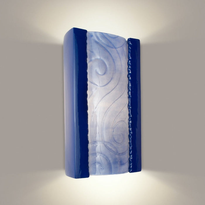 Clouds Cobalt Blue and Sapphire Wall Sconce - Wall Sconce
