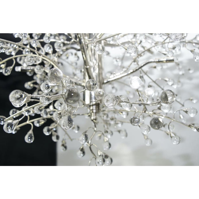Cluster Polished Nickel LED Chandelier - Chandeliers