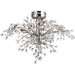 Cluster Polished Nickel LED Semi-Flush Mount - Semi-Flushmounts