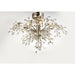 Cluster Polished Nickel LED Semi-Flush Mount - Semi-Flushmounts