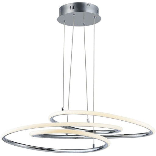 Coaster Polished Chrome LED Single Pendant - Pendants