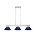 Cobalt Brushed Nickel 3 Light Billiard Pendant | theLightShop