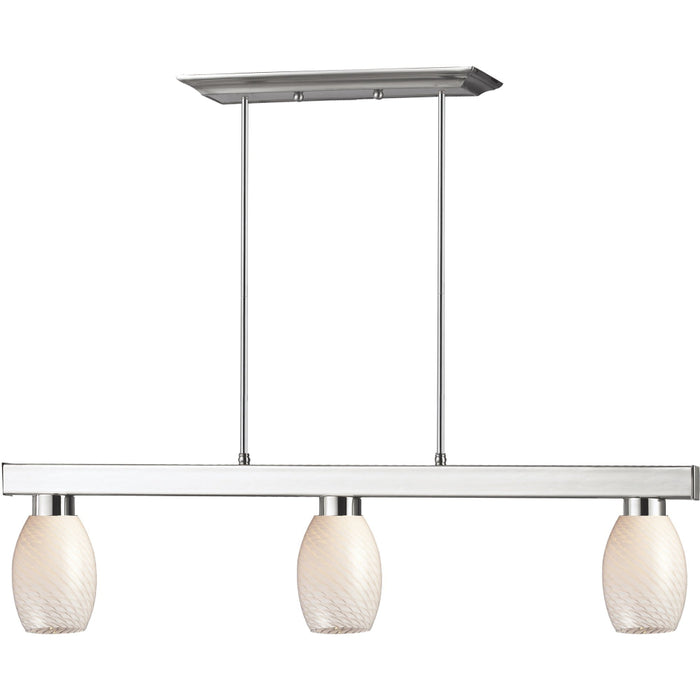 Cobalt Brushed Nickel Island Billiard Pendant | theLightShop