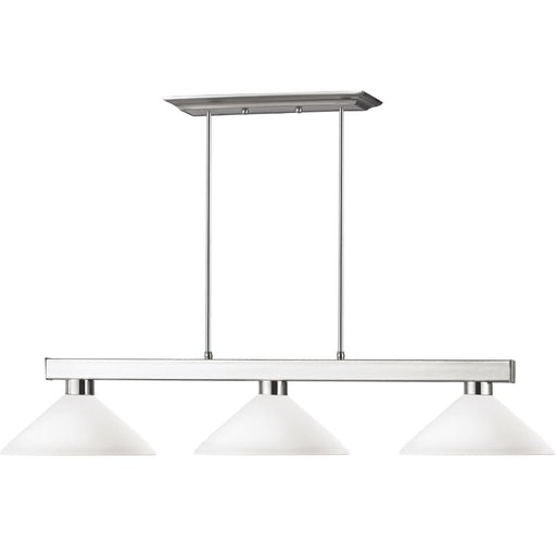 Cobalt Brushed Nickel Island Billiard Pendant | theLightShop