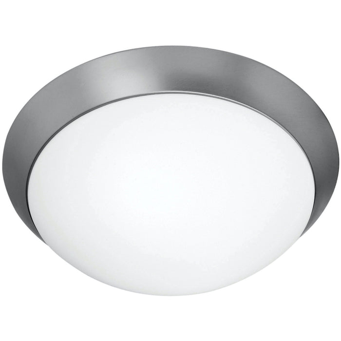 Cobalt Brushed Steel LED FlushMount - Flushmounts