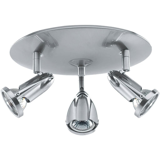 Cobra Brushed Steel LED Flush Mount - Flushmounts