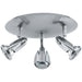 Cobra Brushed Steel LED Flush Mount - Flushmounts