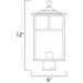 Coldwater Black Outdoor Pole/Post Mount - Outdoor Pole/Post Mount