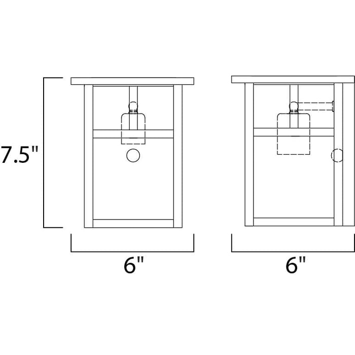Coldwater Black Outdoor Wall Mount - Outdoor Wall Mount