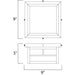 Coldwater Burnished Outdoor Flush Mount - Outdoor Flush Mount
