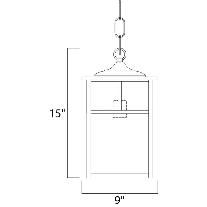 Coldwater Burnished Outdoor Hanging Lantern - Outdoor Hanging Lantern
