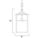 Coldwater Burnished Outdoor Hanging Lantern - Outdoor Hanging Lantern