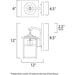 Coldwater Burnished Outdoor Wall Mount - Outdoor Wall Mount