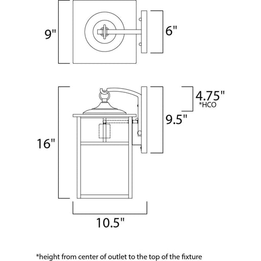 Coldwater Burnished Outdoor Wall Mount - Outdoor Wall Mount