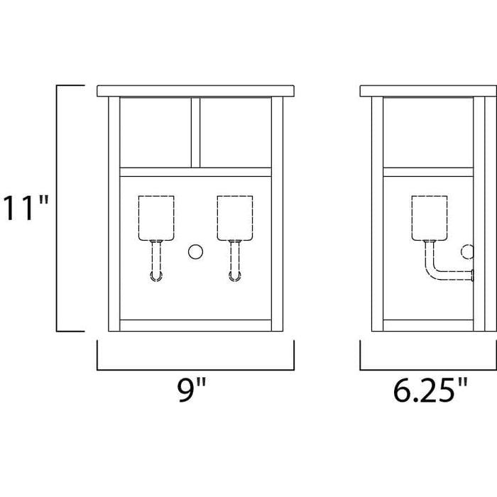 Coldwater Burnished Outdoor Wall Mount - Outdoor Wall Mount