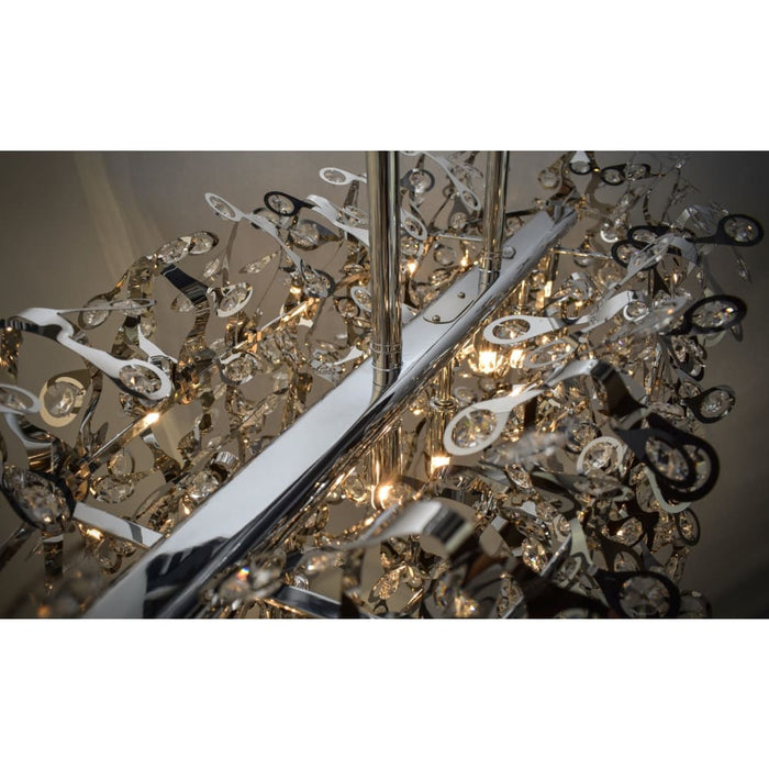 Comet Polished Chrome Linear Pendant - Pendants