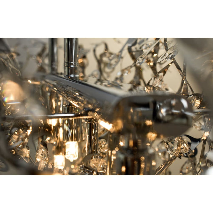 Comet Polished Chrome Linear Pendant - Pendants