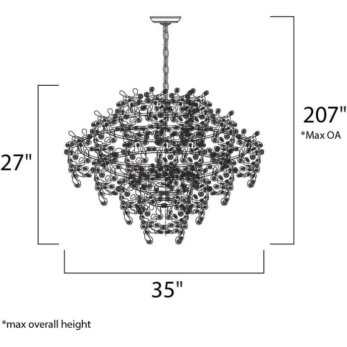 Comet Polished Chrome Single Pendant - Pendants