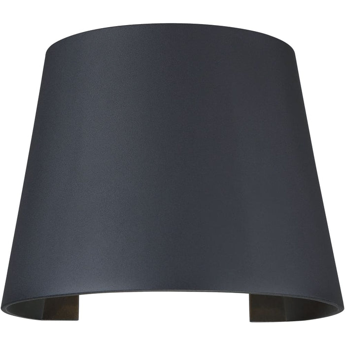 Cone Black LED Outdoor Wall Sconce - Outdoor Wall Sconce