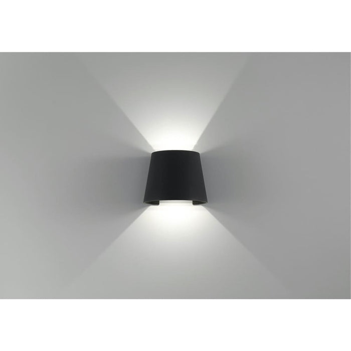Cone Black LED Outdoor Wall Sconce - Outdoor Wall Sconce