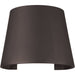 Cone Bronze LED Outdoor Wall Sconce - Outdoor Wall Sconce