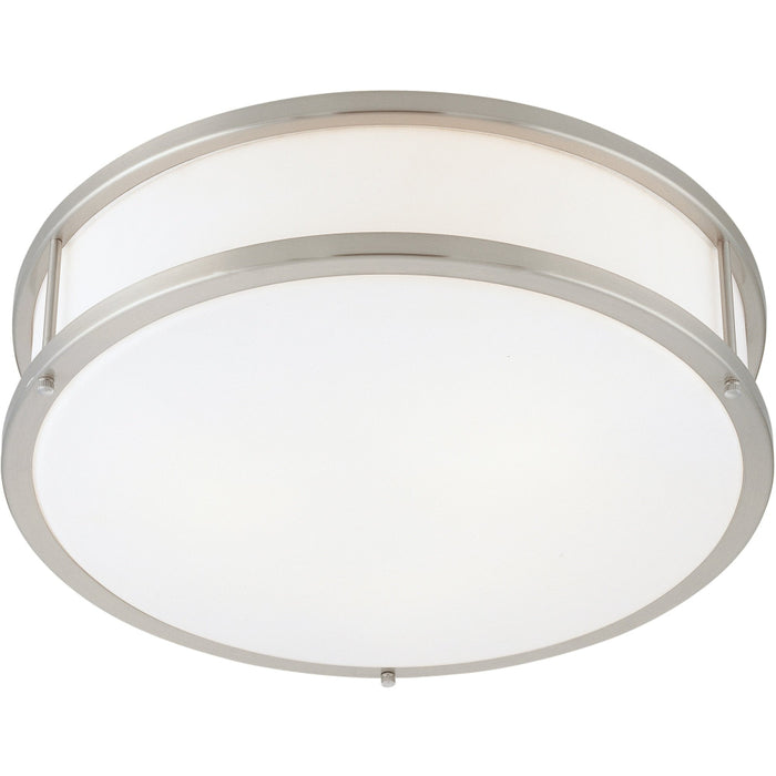 Conga Brushed Steel Flush Mount - Flushmounts