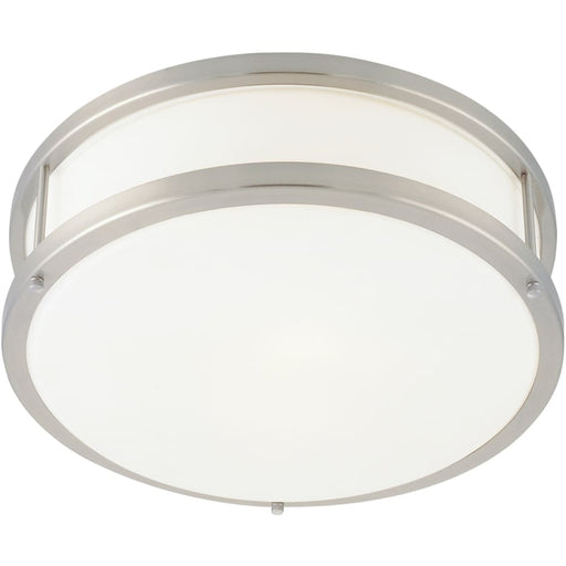Conga Brushed Steel LED Flush Mount - Flushmounts