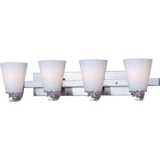 Conical Satin Nickel Bath Vanity - Bath Vanity